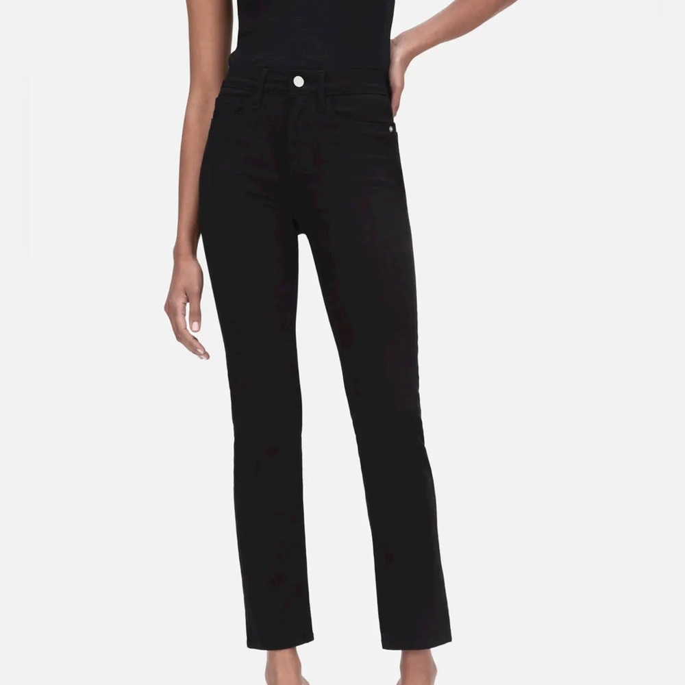 Frame Le High Straight in Film Noir Size 29